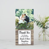 素朴木結婚の写真 サンキューカード (スタンド正面)