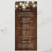 素朴木製糸ラ結婚イト プログラム (裏面)