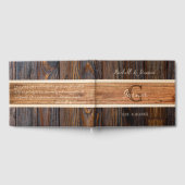 素朴木調結婚音 ゲストブック (全面)