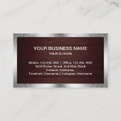 素朴木鋼家電修理 名刺 (裏面)