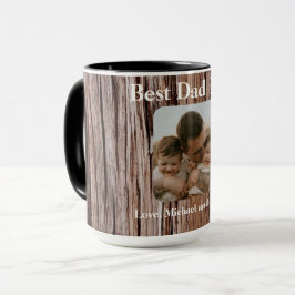 素朴杉樹皮自然樹アウトドア模様 マグカップ