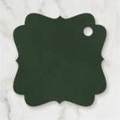 素朴松と松の枝が結婚ありがとう フェイバータグ (裏面)