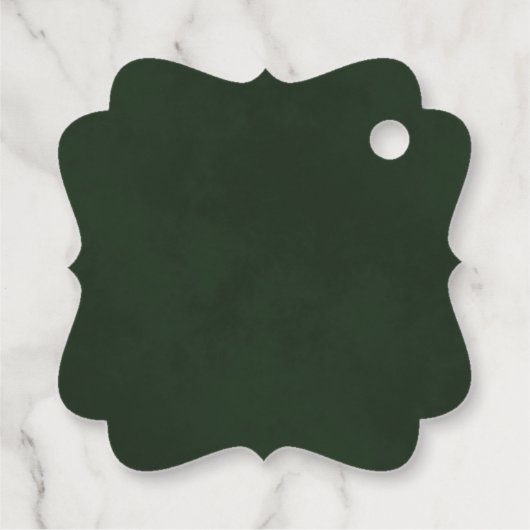 素朴松と松の枝が結婚ありがとう フェイバータグ (裏面)