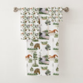 素朴松の文様 バスタオルセット (インサイチュ)