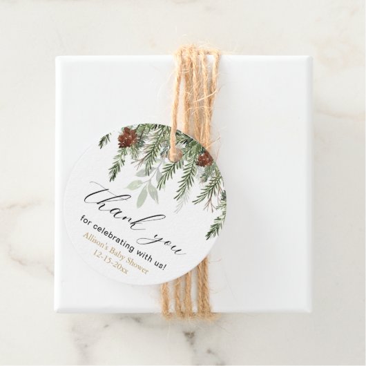 素朴松の木の赤ちゃん感謝していはあ フェイバータグ (インサイチュ)