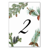 素朴松林結婚林 テーブルナンバー (裏面)