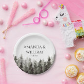 素朴松結婚 ペーパープレート (パーティー)