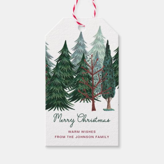 素朴松 ギフトタグ (正面)