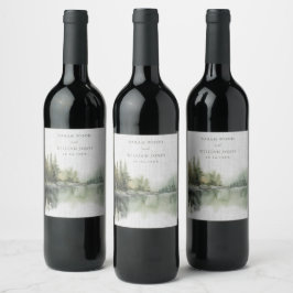 素朴林結婚林 ワインラベル