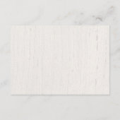 素朴林野外林テーマ披露宴 エンクロージャーカード (裏面)