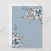 素朴森の小さなバニーの赤ちゃんシャワーの招待状 招待状 (裏面)