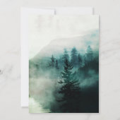 素朴森の水の色結婚 招待状 (裏面)