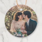 素朴植物単画結婚写真感謝していは フェイバータグ (裏面)