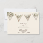 素朴植物樹結婚林 出欠カード (正面)