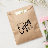 素朴楽しむモダンScript Thank 結婚's フェイバーバッグ (封をした状態)