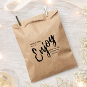 素朴楽しむモダンScript Thank 結婚's フェイバーバッグ (クリップ留めされた状態)