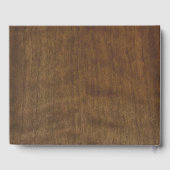 素朴横向き結婚ひまわり ゲストブック (裏面)