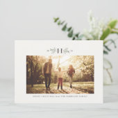 素朴横1グラムのクリスマス写真 シーズンカード (スタンド正面)