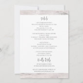 素朴樺の木ウッドズ結婚オールインワン 招待状 (裏面)