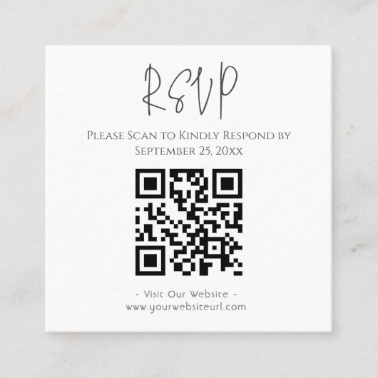 素朴樺の木ウッド結婚ズスクエアビジネスカード スクエア名刺 (正面)