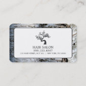 素朴樺の木ツリー、アポイントメントカード 予約カード (裏面)