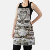 素朴樺の木バークウッド彫刻ハート《植物》アスペンツリー エプロン (インサイチュ)