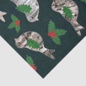 素朴樺の木バークバーズレッドホリーベリークリスマス 薄葉紙 (詳細)