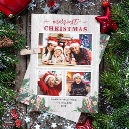 素朴樺の木ミストレメリートークリスマス3 Photo シーズンカード