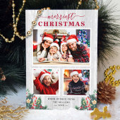 素朴樺の木ミストレメリートークリスマス3 Photo シーズンカード