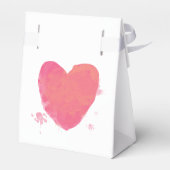 素朴水カラーハート結婚 フェイバーボックス (裏面サイド)