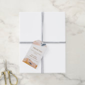 素朴水モダン色抽象芸術赤ちゃんシャワー ギフトタグ (より糸付き)