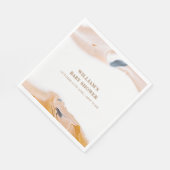 素朴水モダン色抽象芸術赤ちゃんシャワー スタンダードランチョンナプキン (角)