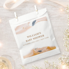 素朴水モダン色抽象芸術赤ちゃんシャワー フェイバーバッグ