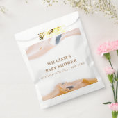 素朴水モダン色抽象芸術赤ちゃんシャワー フェイバーバッグ (封をした状態)