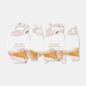 素朴水モダン色抽象芸術赤ちゃんシャワー フェイバーボックス (折り畳みなし)