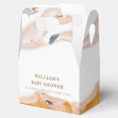素朴水モダン色抽象芸術赤ちゃんシャワー フェイバーボックス (オープン)