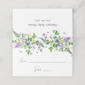 素朴水仙と野草座席表 プレイスカード (外部開封)