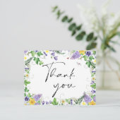 素朴水仙と野草 ポストカード (スタンド正面)