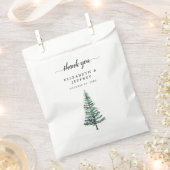 素朴水彩松林 フェイバーバッグ (クリップ留めされた状態)