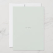 素朴水彩林の緑の森 セーブザデート (裏面)