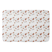 素朴水彩秋の野草 バスマット (正面)