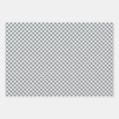 素朴水牛のプレイド3パタ違うーン ラッピングペーパーシート (正面3)