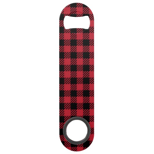 素朴水牛プレイド赤黒モノグラム名 スピード栓抜き (裏面)