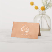 素朴水結婚色 プレイスカード (裏面)