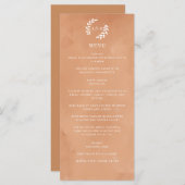 素朴水結婚色 メニュー (正面/裏面)