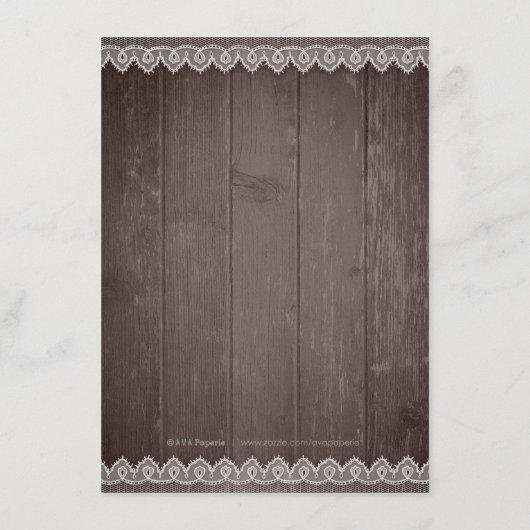 素朴水色フローラレース結婚詳細 エンクロージャーカード (裏面)