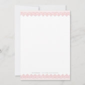 素朴水色フローラヴィンテージレース秋の結婚式 招待状 (裏面)