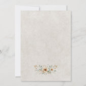 素朴水色ロングホーン結婚スカル 招待状 (裏面)