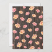 素朴水色多肉乳児シャワー 招待状 (裏面)