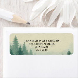 素朴水色結婚林差出人住所 ラベル